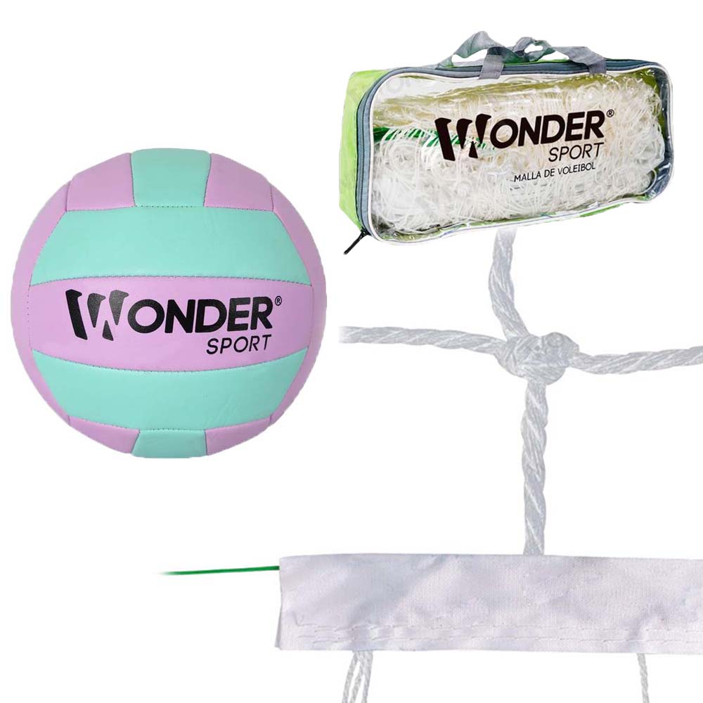 Miniatura 4 de Malla y Balon Para Voleibol Eco